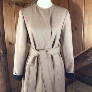 W by Worth Wool wrap trench coat- Size Medium